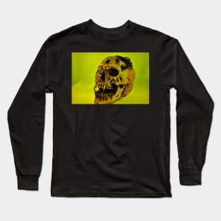 Skull with a Bullet Hole and Scorpion Long Sleeve T-Shirt